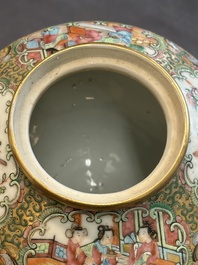 A Chinese Canton famille rose 38-piece tea service, 19th C.