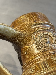 Two Raeren stoneware jugs, late 16th C.