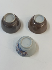 Ten Chinese blue, white, famille rose and Imari-style wares, 18/19th C.