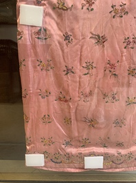 Two embroidered silk and cotton robes for the Straits or Peranakan market, Southeast Asia, 20th C.