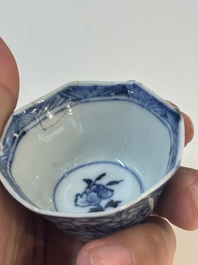 16 Chinese blue and white wares, Ming/Qing