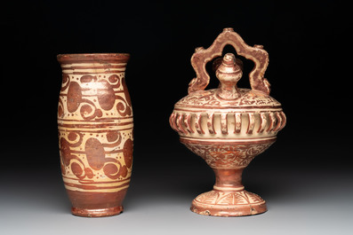 Three Hispano-Moresque lustre-glazed wares, Spain, 16th C.