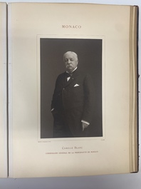 A commemorative book for foreign participators of the Brussels International Exhibition, dated 1910