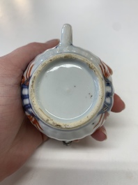 A collection of five Chinese Imari-style wares and one Canton famille rose cup, Kangxi/Qianlong