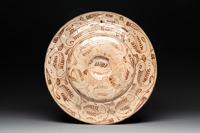 A Hispano-Moresque lustre-glazed armorial dish, Spain, 16th C.