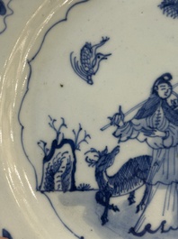 Ten Chinese blue, white, famille rose and Imari-style wares, 18/19th C.