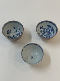 Ten Chinese blue, white, famille rose and Imari-style wares, 18/19th C.