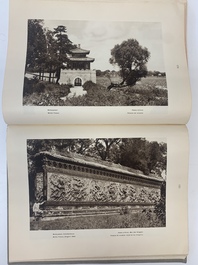 Heinz v. Perckhammer: 'Peking', a photography book on Beijing, dated 1928