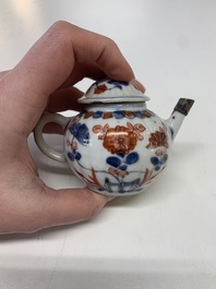 A collection of five Chinese Imari-style wares and one Canton famille rose cup, Kangxi/Qianlong