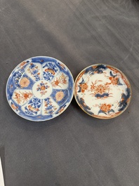 A collection of ten Chinese blue, white, famille rose and qianjiang cai wares, signed Yongzhen Shi 永真氏, 18/19th C.