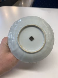 A collection of 24 Chinese blue, white and polychrome wares, 18th C.