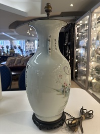 15 Chinese famille rose, qianjiang cai and monochrome wares, 19/20th C.