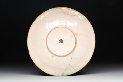 An Italian maiolica 'Daphne' plate, Urbino, 16th C.