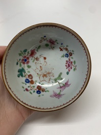 A collection of 29 Chinese blue, white, famille rose and Imari-style wares, 18th C. and later