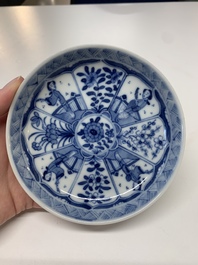 A collection of 29 Chinese blue, white, famille rose and Imari-style wares, 18th C. and later