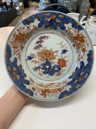 A collection of 29 Chinese blue, white, famille rose and Imari-style wares, 18th C. and later