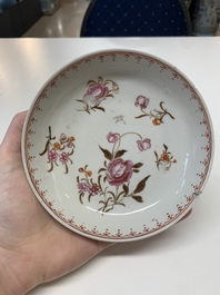 A collection of 29 Chinese blue, white, famille rose and Imari-style wares, 18th C. and later