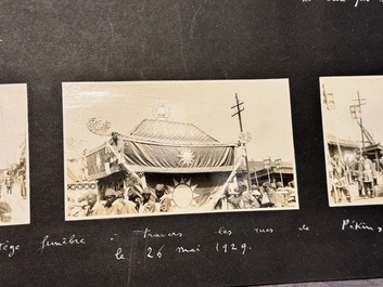 A photo album of the funeral of Sun Yat-sen 孫中山, dated May 26 - June 1, 1929