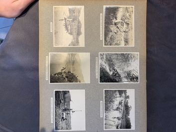 A photo album with sights, landmarks and people of Shanghai, 19/20th C.