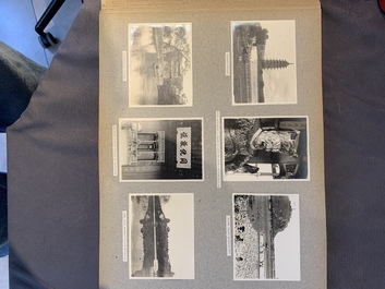A photo album with sights, landmarks and people of Shanghai, 19/20th C.