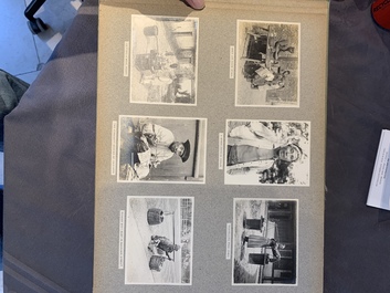 A photo album with sights, landmarks and people of Shanghai, 19/20th C.