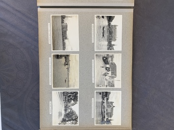 A photo album with sights, landmarks and people of Shanghai, 19/20th C.