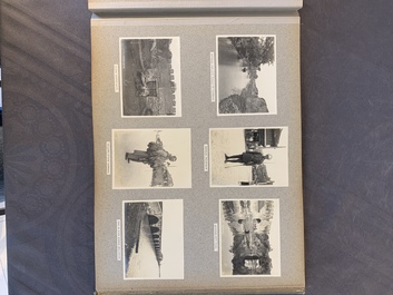 A photo album with sights, landmarks and people of Shanghai, 19/20th C.