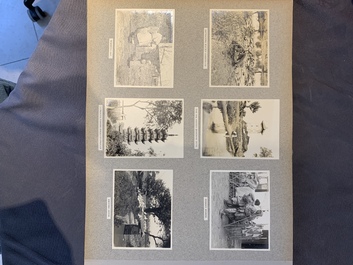 A photo album with sights, landmarks and people of Shanghai, 19/20th C.
