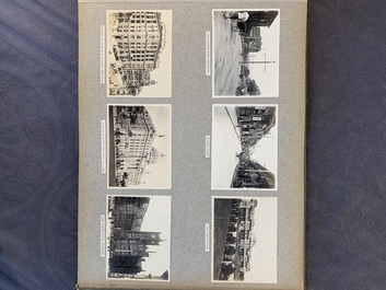 A photo album with sights, landmarks and people of Shanghai, 19/20th C.