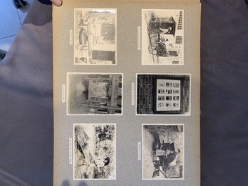 A photo album with sights, landmarks and people of Shanghai, 19/20th C.