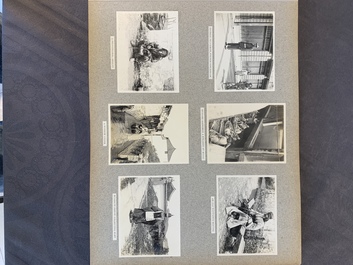 A photo album with sights, landmarks and people of Shanghai, 19/20th C.