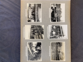 A photo album with sights, landmarks and people of Shanghai, 19/20th C.