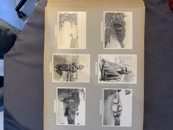 A photo album with sights, landmarks and people of Shanghai, 19/20th C.