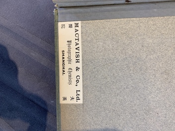 A photo album with sights, landmarks and people of Shanghai, 19/20th C.