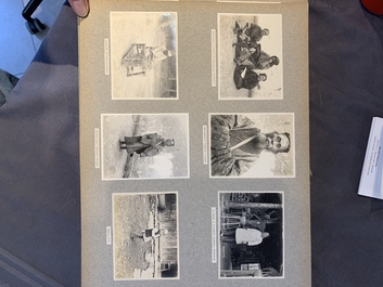 A photo album with sights, landmarks and people of Shanghai, 19/20th C.