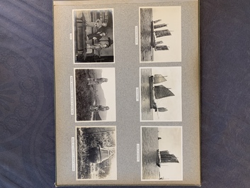 A photo album with sights, landmarks and people of Shanghai, 19/20th C.