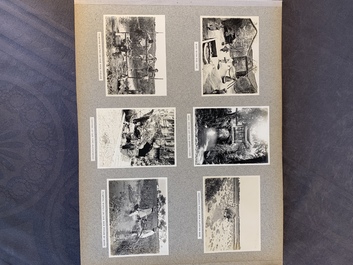 A photo album with sights, landmarks and people of Shanghai, 19/20th C.