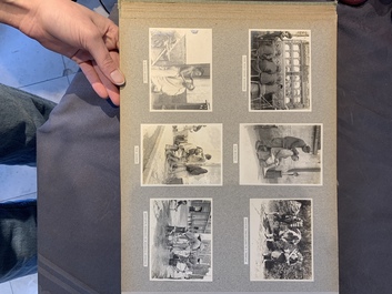 A photo album with sights, landmarks and people of Shanghai, 19/20th C.