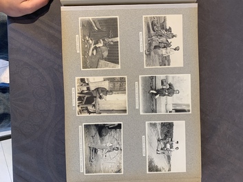 A photo album with sights, landmarks and people of Shanghai, 19/20th C.