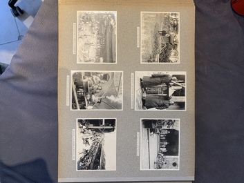 A photo album with sights, landmarks and people of Shanghai, 19/20th C.