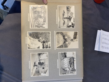 A photo album with sights, landmarks and people of Shanghai, 19/20th C.