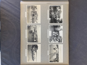A photo album with sights, landmarks and people of Shanghai, 19/20th C.