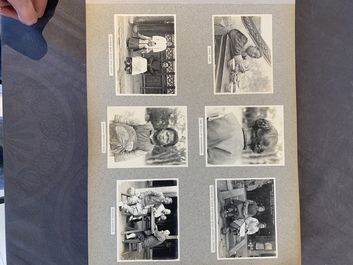 A photo album with sights, landmarks and people of Shanghai, 19/20th C.