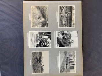 A photo album with sights, landmarks and people of Shanghai, 19/20th C.