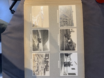 A photo album with sights, landmarks and people of Shanghai, 19/20th C.