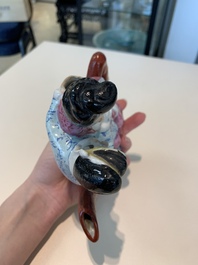 13 Chinese blue, white, famille rose, verte and qianjiang cai wares, 19/20th C.