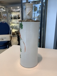 13 Chinese blue, white, famille rose, verte and qianjiang cai wares, 19/20th C.