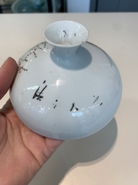 13 Chinese blue, white, famille rose, verte and qianjiang cai wares, 19/20th C.