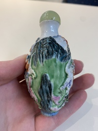 A collection of ten Chinese snuff bottles, various marks, 19/20th C.