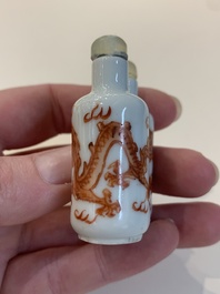 A collection of ten Chinese snuff bottles, various marks, 19/20th C.